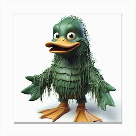 Duck Creature from the Black lagoon Canvas Print