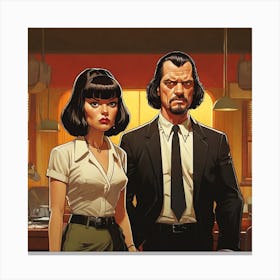 Pulp Fiction 4 Canvas Print