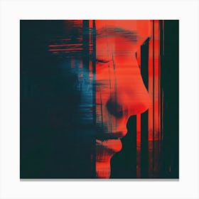 Face Of A Woman 10 Canvas Print