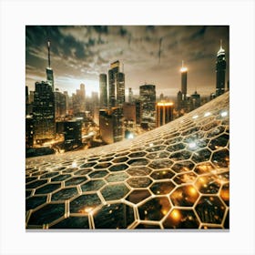 Futuristic Cityscape 8 Canvas Print