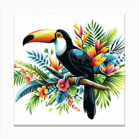 Illustration toucan Canvas Print