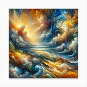 Abstract Painting Canvas Print