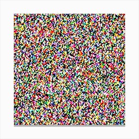 Splatter By Person Canvas Print