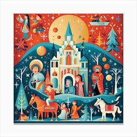 Nativity Scene 9 Canvas Print