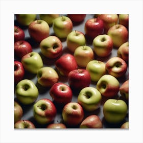 Red And Green Apples 4 Canvas Print