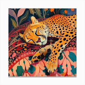 Fauve Cheetah Felipe Hora Canvas Print