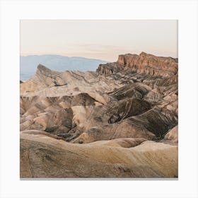 Zabriskie Point Mountain Canvas Print