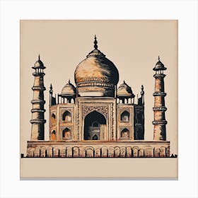 Taj Mahal Canvas Print