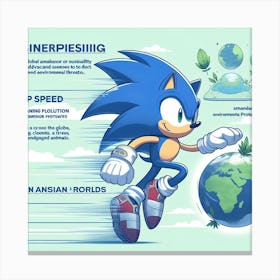 Sonic The Hedgehog 23 Canvas Print