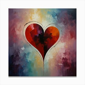 Heart Of Love 1 Canvas Print