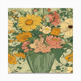 Floral Pattern Canvas Print