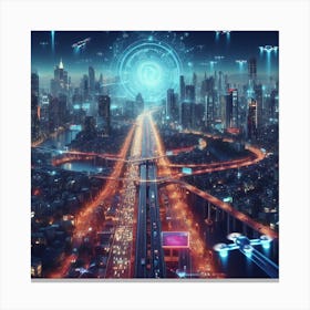 Futuristic era !? Canvas Print