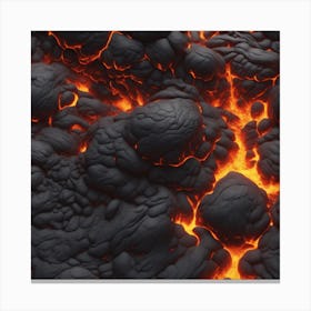 Lava Flow 52 Canvas Print