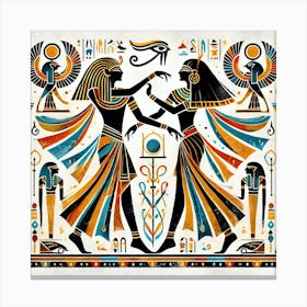 Egyptian Dance 2 Canvas Print