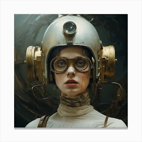 Steampunk Girl 17 Canvas Print