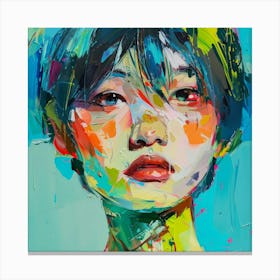 Portrait Of A Girl 12 Canvas Print