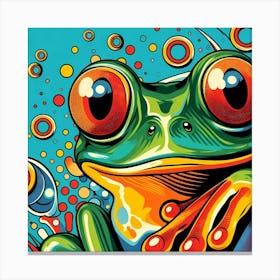 Frog pop 1 Canvas Print