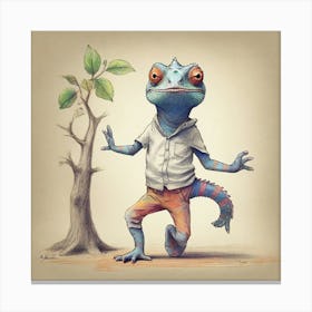 Lizard 21 Canvas Print