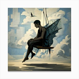 Fairy In A Swing Canvas Print