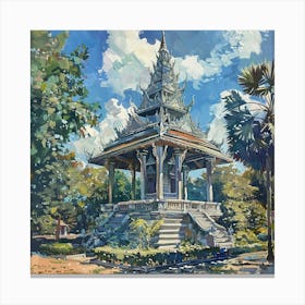 Thailand Pavilion Canvas Print