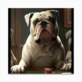 Poker Dogs 23 Canvas Print