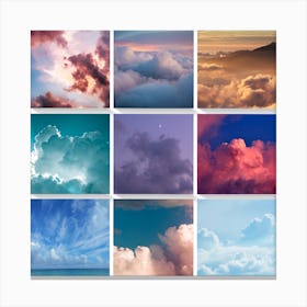 Clouds In The Sky Canvas Print