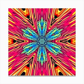 Psychedelic Flower 116 Canvas Print