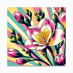 Freesia flower 2 Canvas Print