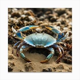 Blue Crab Canvas Print