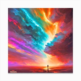 Rainbow In The Sky Canvas Print