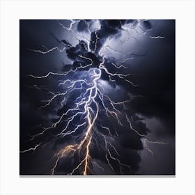 Lightning Strike Canvas Print