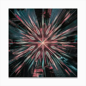 Abstract Cityscape 12 Canvas Print