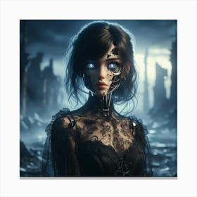 Robot Girl 13 Canvas Print