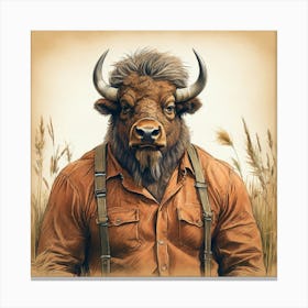 Bison 18 Canvas Print