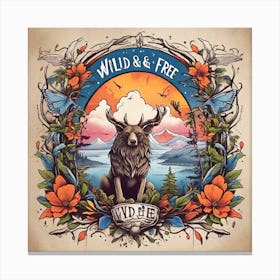 Wild And Free 2 Canvas Print