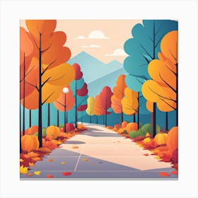 Autumn Landscape 5 Canvas Print