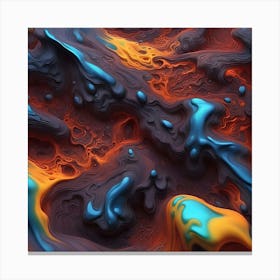 Abstract Painting Canvas Print