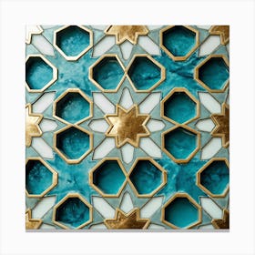 Tile Mosaic Canvas Print