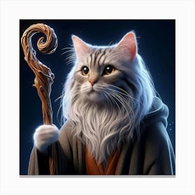 Wizard'S Cat Canvas Print
