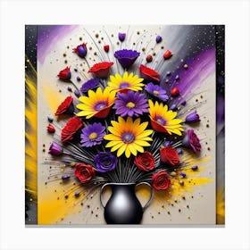 Flowers In A Vase 45 Canvas Print