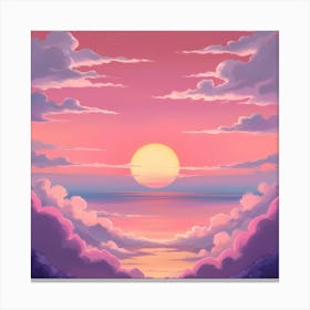 Sunset In The Sky Canvas Print