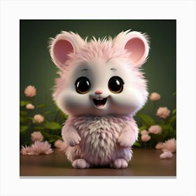 Cute Hamster 6 Canvas Print