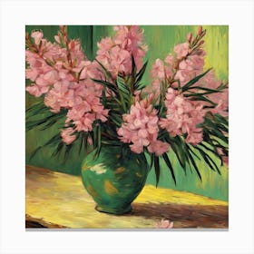 Oleanders, Vincent Van Gogh Dining Room Art Print Canvas Print