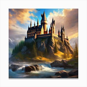 Hogwarts Castle 25 Canvas Print