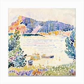 Boat On The Lake 1 Canvas Print