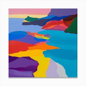 Abstract Travel Collection Virgin Islands Us 2 Canvas Print