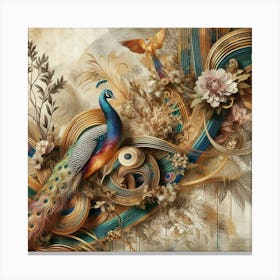 Peacock 4 Canvas Print