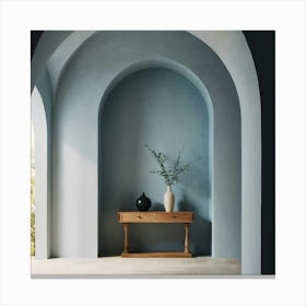 Arched Hallway Canvas Print