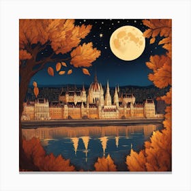 Budapest in the Fall Canvas Print