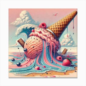 Ice Cream Canvas Print